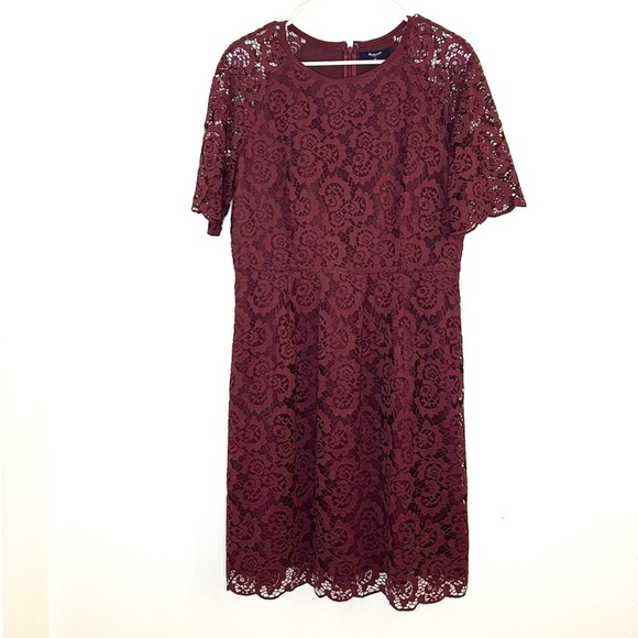 Madewell Lace Magnolia Dress Size 10 NWT - Picture 2 of 6